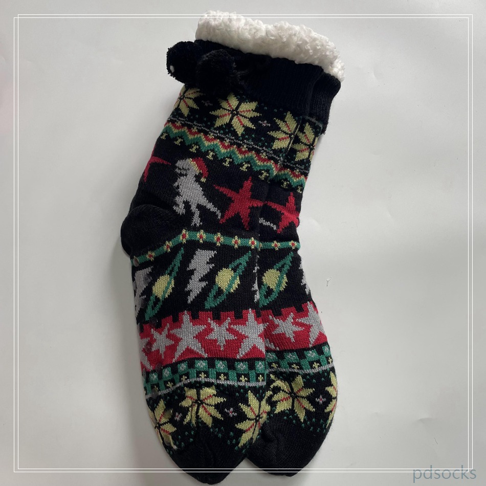 Wholesale Sherpa sock women home sock sleep knitted warm sock 