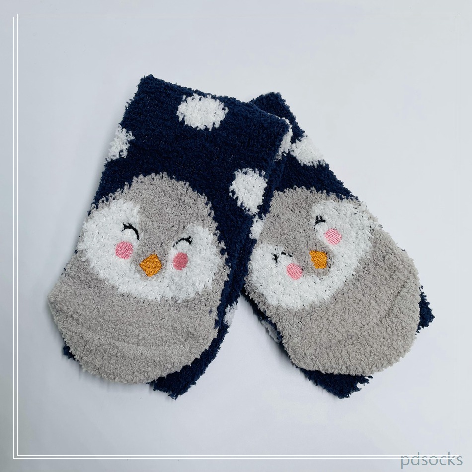 Wholesale super soft microfiber yarn Cosy Socks Home Socks fuzzy sock cozy sleep socks 