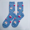 Wholesale long feather yarn Cosy Socks Home Socks fuzzy sock strawberry