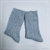 Wholesale wool knitted yarn women warm socks customized color 