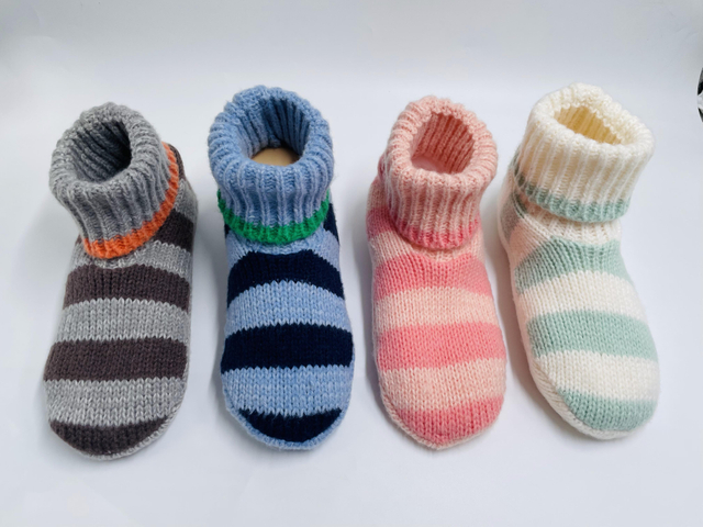 Customized Slipper Sock Thermal Non-slip Floor Socks Knitted Shoes Hot Sale New Style 