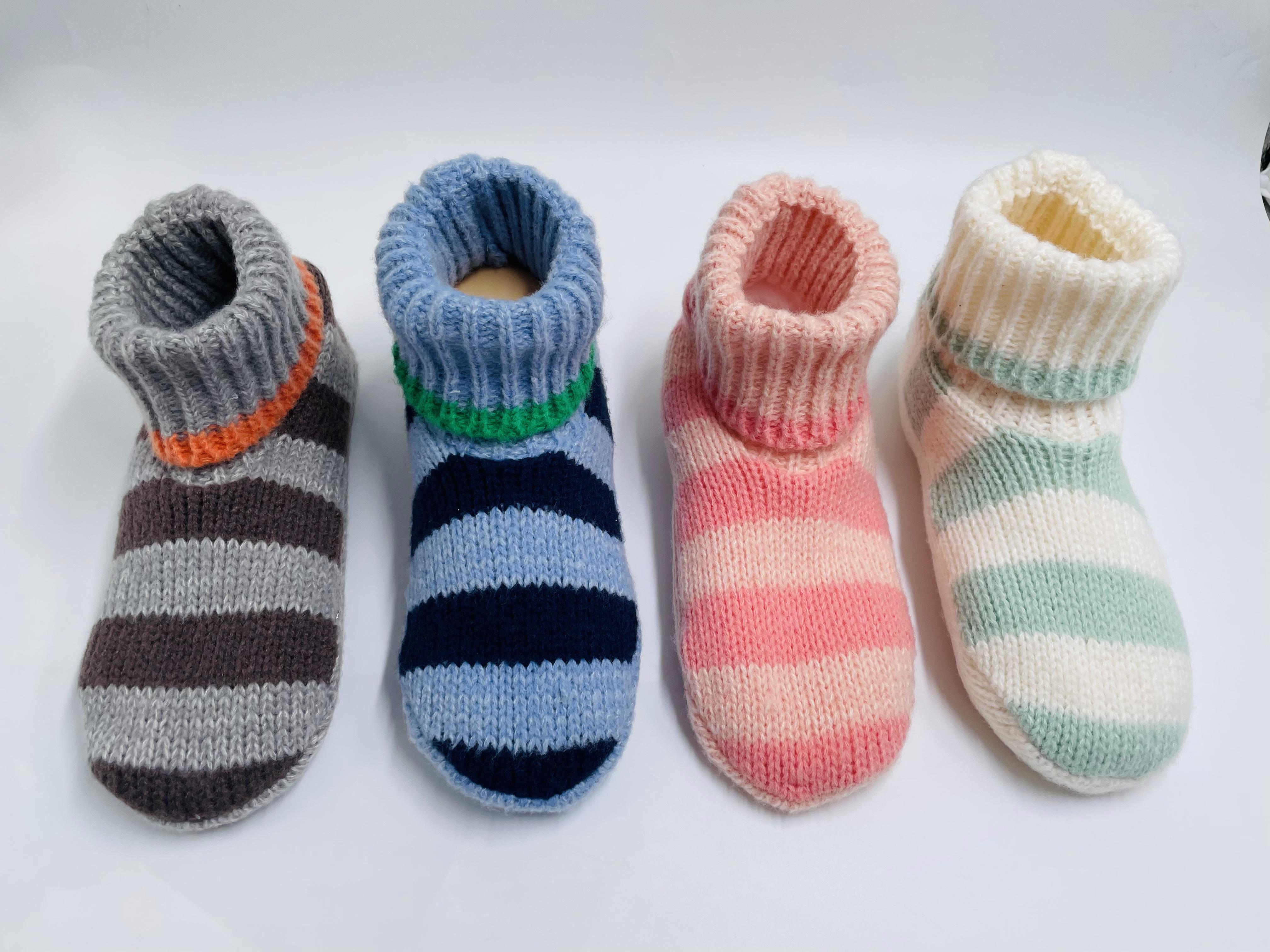 Customized Slipper Sock Thermal Non-slip Floor Socks Knitted Shoes Hot Sale New Style 