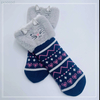 Wholesale cat thick cotton lining slipper socks Series with fringe 3D cartoon non-slip floor sock 