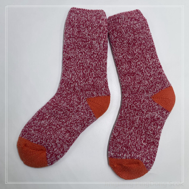 Wholesale fleece - lined socks warm and comfortable cosy sock fancy yarn knitted socks 
