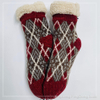 Wholesale super soft cotton lining sherpa socks non-slip home sock 