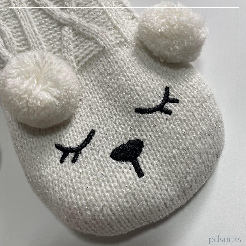 Wholesale Sherpa Socks Lurex Yarn Cosy Double Layer Floor Socks Home Socks 