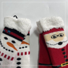 Wholesale cosy slipper socks knitted home socks snowman Cosy Double Layer Floor Socks Hot sale 