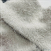 Wholesale super soft long feather yarn cosy sock with shiny threads women sock 