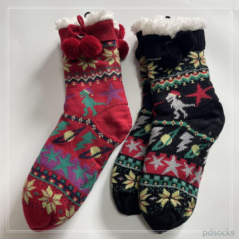 Wholesale Sherpa sock women home sock sleep knitted warm sock 