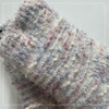 Wholesale long feather yarn and popcorn cosy Knitted Slipper Home Socks Cosy Double Layer Thick Warm Sock cosy sock 