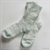 Wholesale double layer cosy sock feather yarn inside knitted home sock 