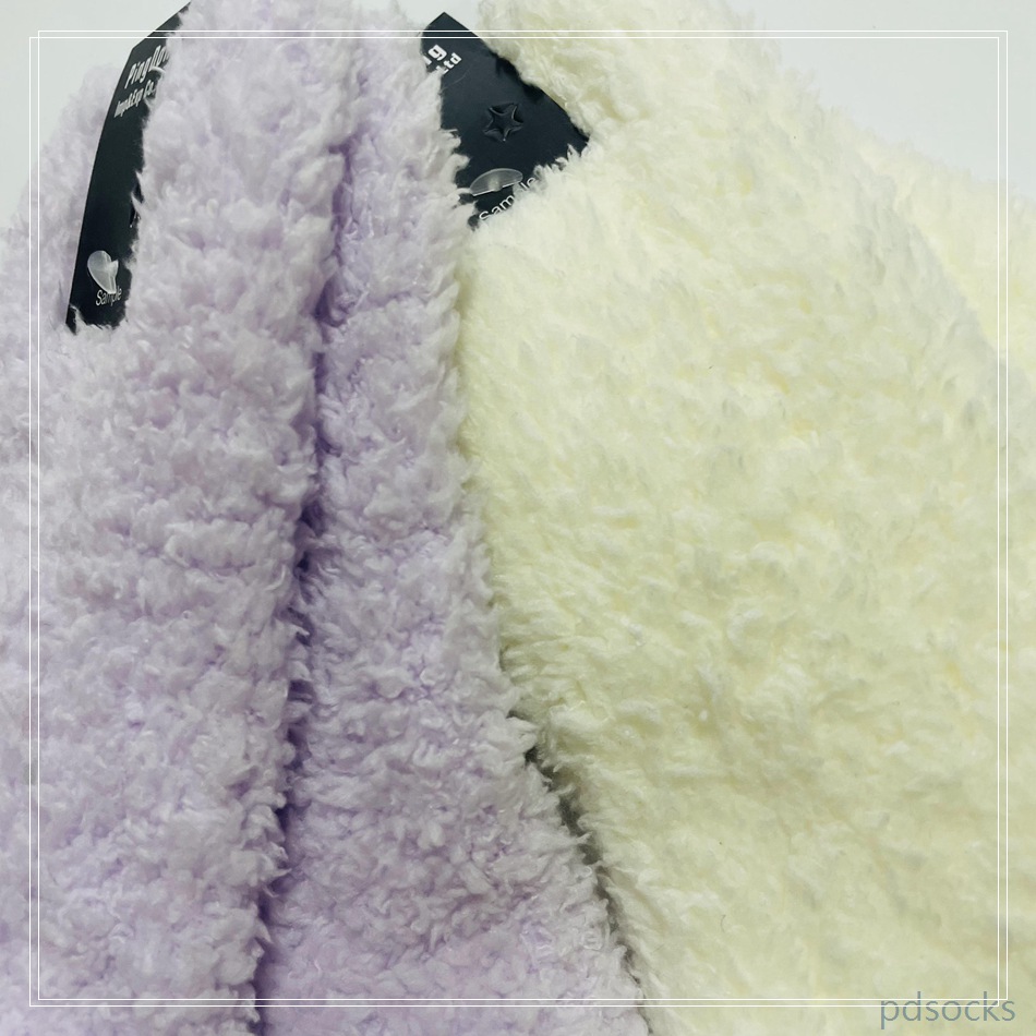 Custom super soft and thick home socks women socks fleece cosy socks 