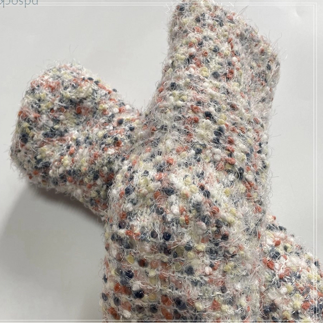 Wholesale kinckebocker yarn Sherpa Socks Double Layer Home Socks Non-slip Winter Floor Socks 
