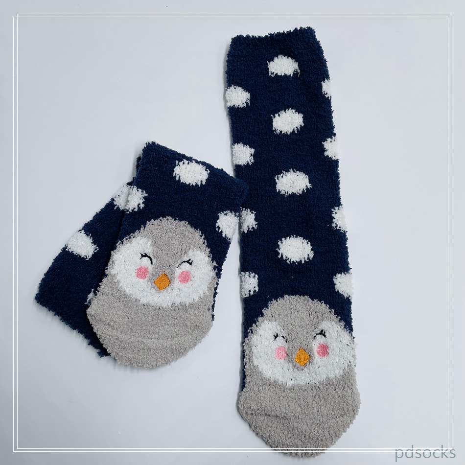 Wholesale super soft microfiber yarn Cosy Socks Home Socks fuzzy sock cozy sleep socks 
