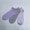 Wholesael Girls stripe Ankle Socks Ankle Sock Sport Cotton Socks 3PK 
