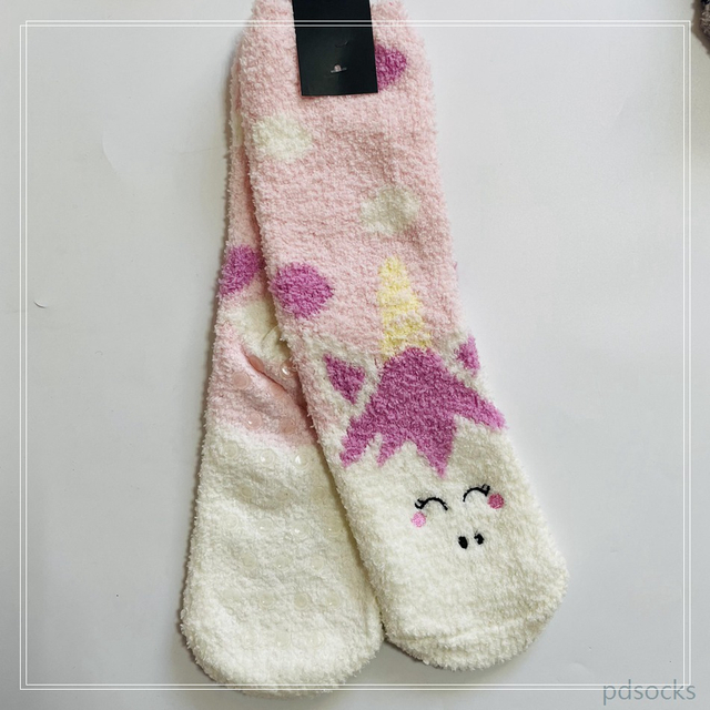 Wholesale super soft microfiber girl cosy socks women sock girl sock home socks floor sock 