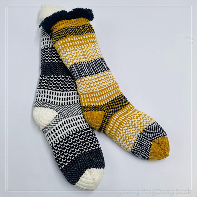 Wholesale chenille Cotton fleece non - slip floor socks home sock cotton fleece socks stockings 