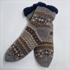 Wholesale chenille double layer cotton fleece Sherpa socks adult indoor sock 