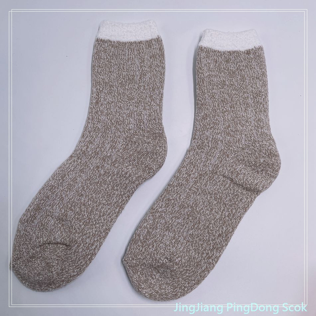 Wholesale hot sale super soft polyester double layer cosy sock thermal socks women socks 
