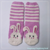 Wholesale hot sale mircrofiber cosy sock rabbit design home sock cute women kids socks 