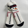 Wholesale thick fleece cosy knitted home socks snowman Cosy Double Layer Floor Socks Hot sale 