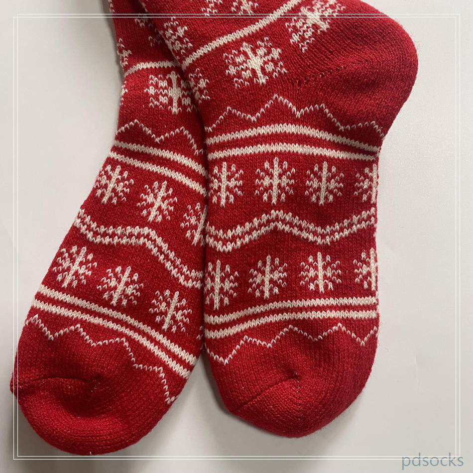 Wholesale double layer cosy sock feather yarn inside knitted home sock women home socks 