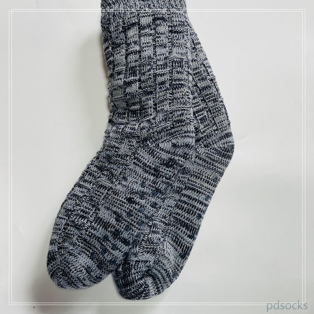 Wholesale mens Knitted Slipper Home Socks Cosy Double Layer Thick Warm Sock