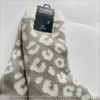 Wholesale double layer cosy sock feather yarn inside knitted home sock women socks 