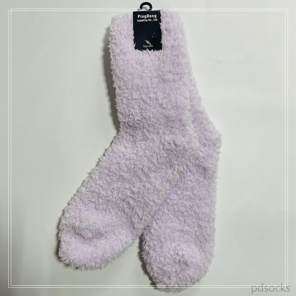 Custom super soft and thick home socks women socks fleece cosy socks 
