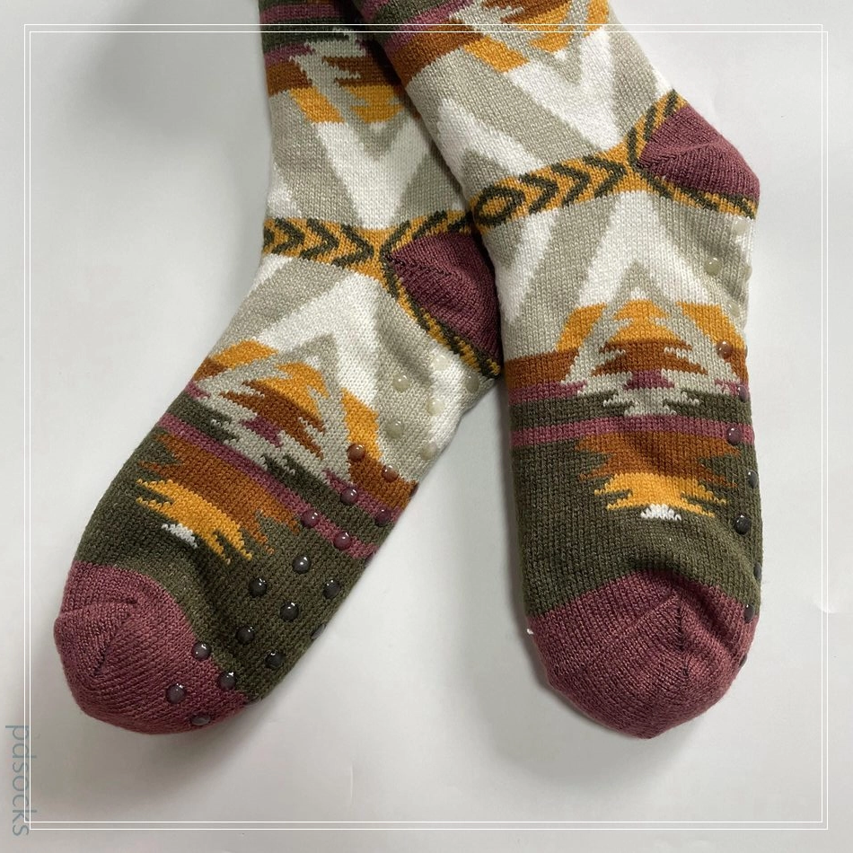 Wholesale Sherpa Socks Lurex Yarn Cosy Double Layer Floor Socks Home Socks Hot sale