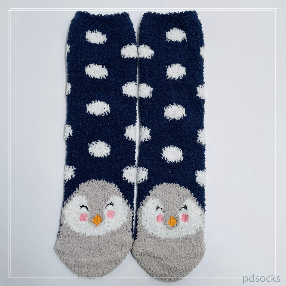 Wholesale super soft microfiber yarn Cosy Socks Home Socks fuzzy sock cozy sleep socks 