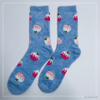 Wholesale long feather yarn Cosy Socks Home Socks fuzzy sock strawberry