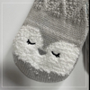 Wholesale lurex yarn knitted home socks Cosy Double Layer Floor Socks slipper sock 