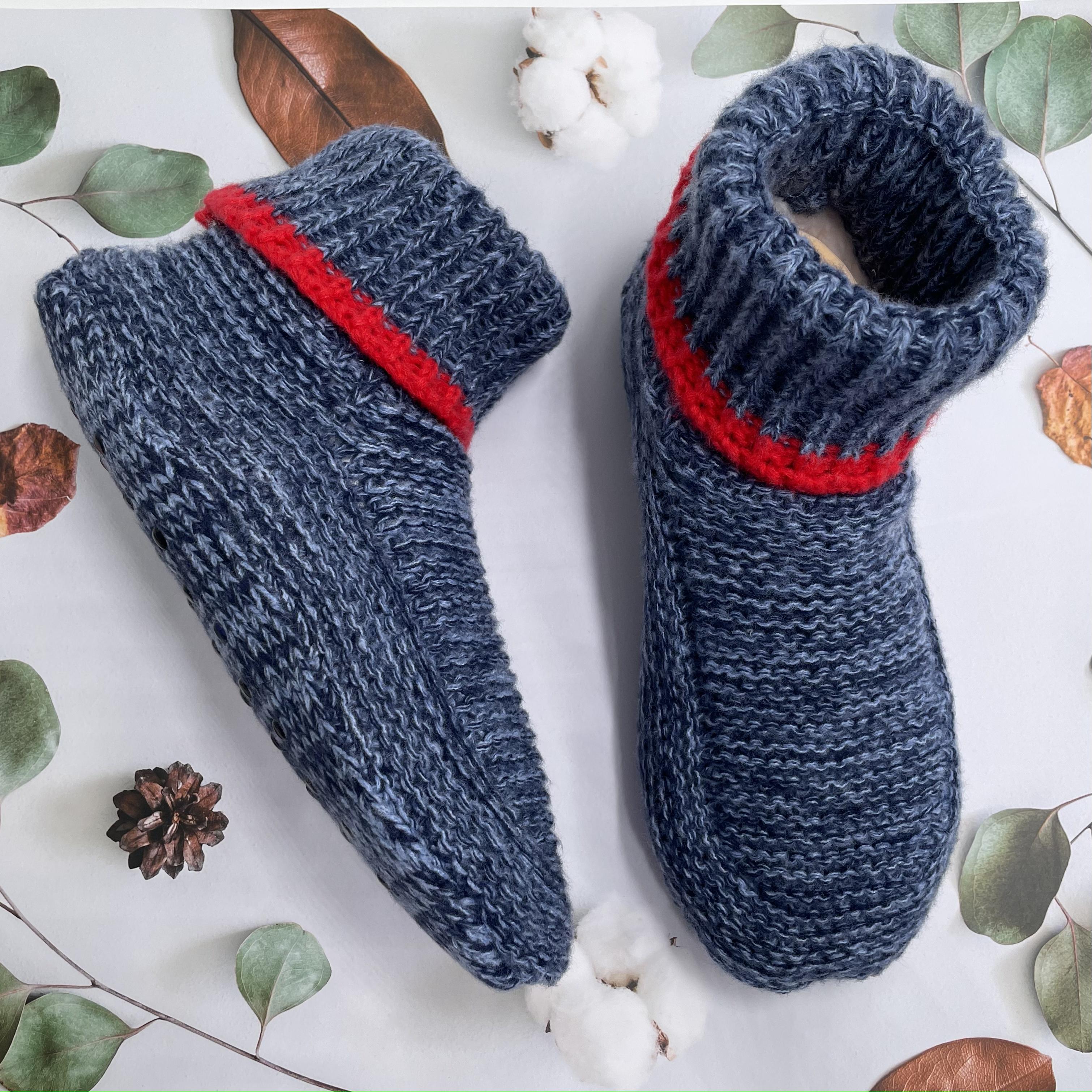 Wholesale home shoes boots shoes Slipper Sock Thermal Non-slip Floor Socks Knitted Shoes