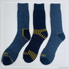 Cutomized Mens recycled cotton socks work sock 3PK 