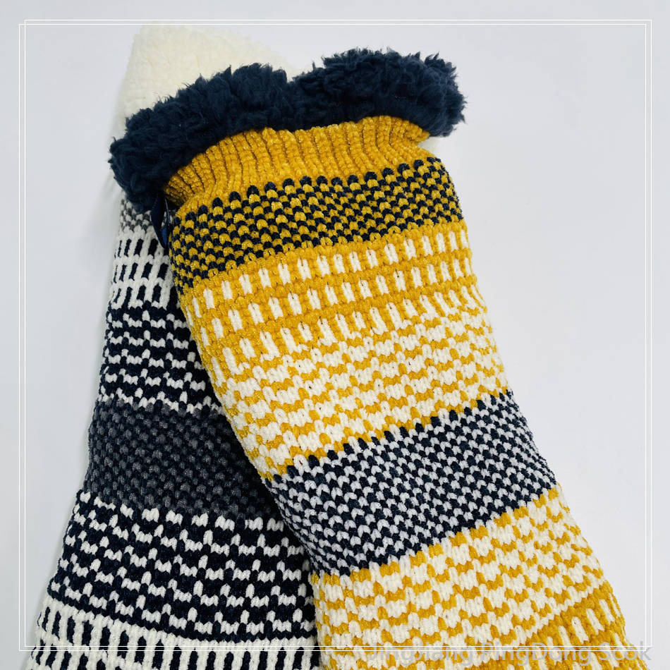 Wholesale chenille Cotton fleece non - slip floor socks home sock cotton fleece socks stockings 