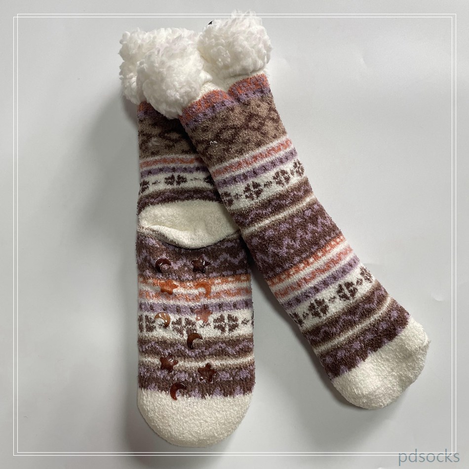 Wholesale Sherpa Socks thick fleece cosy home socks Cosy Double Layer Floor Socks Home Socks Hot sale