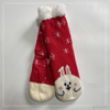Wholesale thick knitted home socks snowman Cosy Double Layer Floor Socks Hot sale 