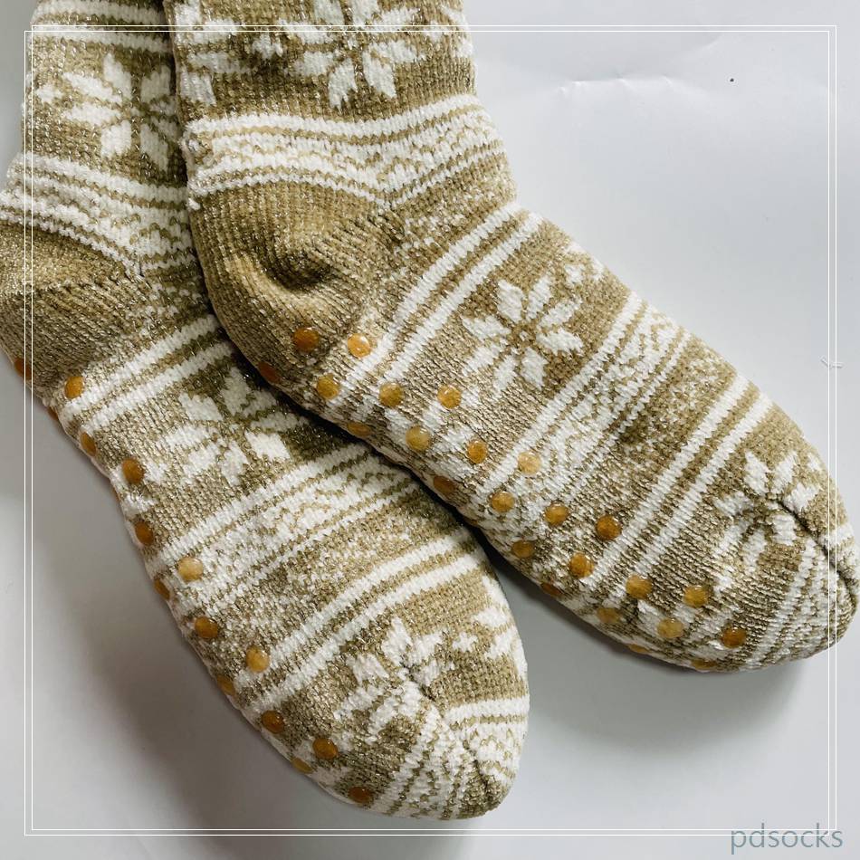 Wholesale chenille knitted Sherpa sock women home sock sleep knitted warm sock non-slipper floor socks
