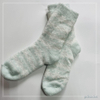 Wholesale double layer cosy sock feather yarn inside knitted home sock 