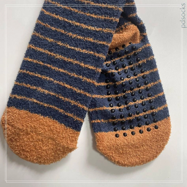 Wholesale kids non-slip cosy socks home sock cosy sock stripe cartoon cute child cosy socks 