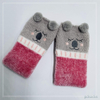 Wholesale super soft microfiber yarn and chenille Cosy Socks Home Socks fuzzy sock cozy sleep socks bear 