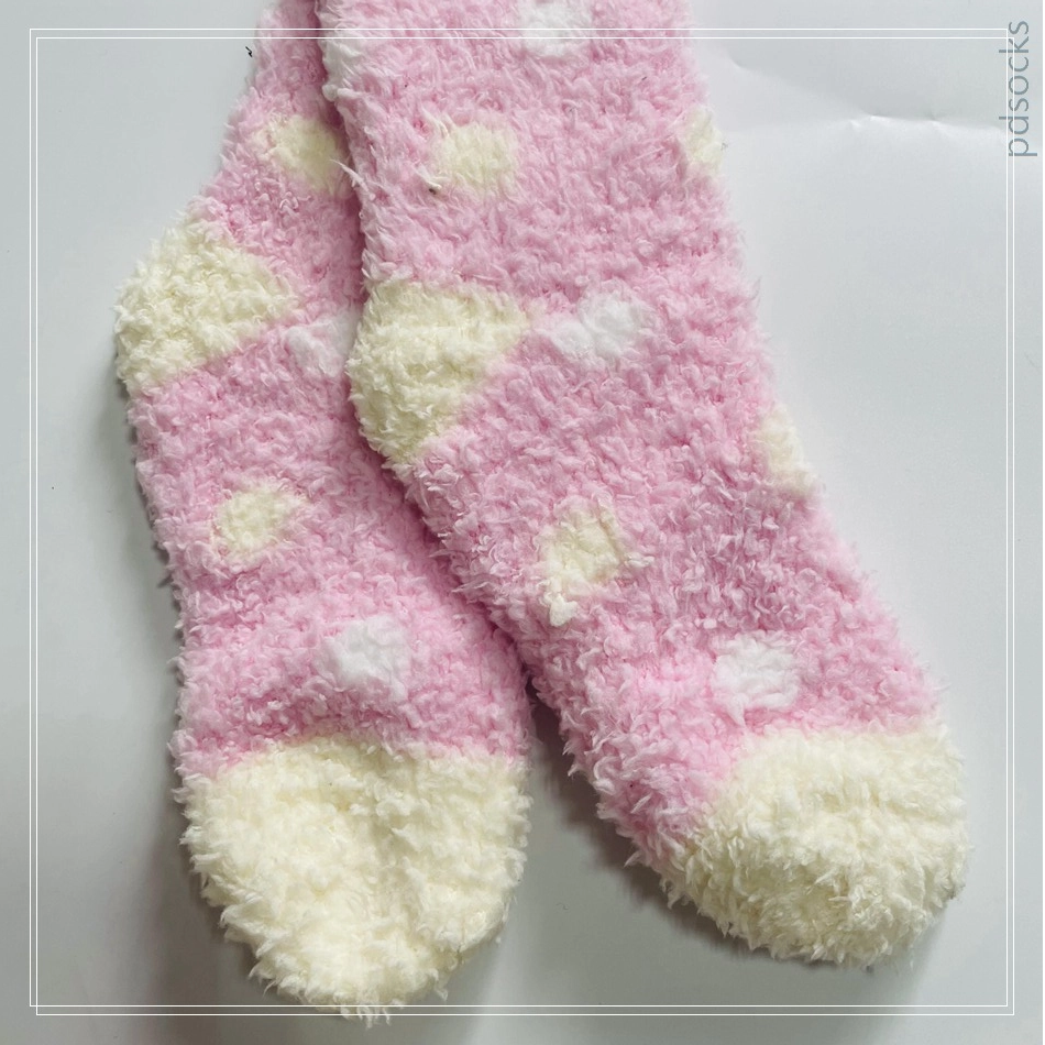 Wholesale kids non-slip super soft microfiber cosy socks 
