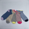 Wholesael girls ankle sport cotton socks fanshion color dots yarn cotton socks 