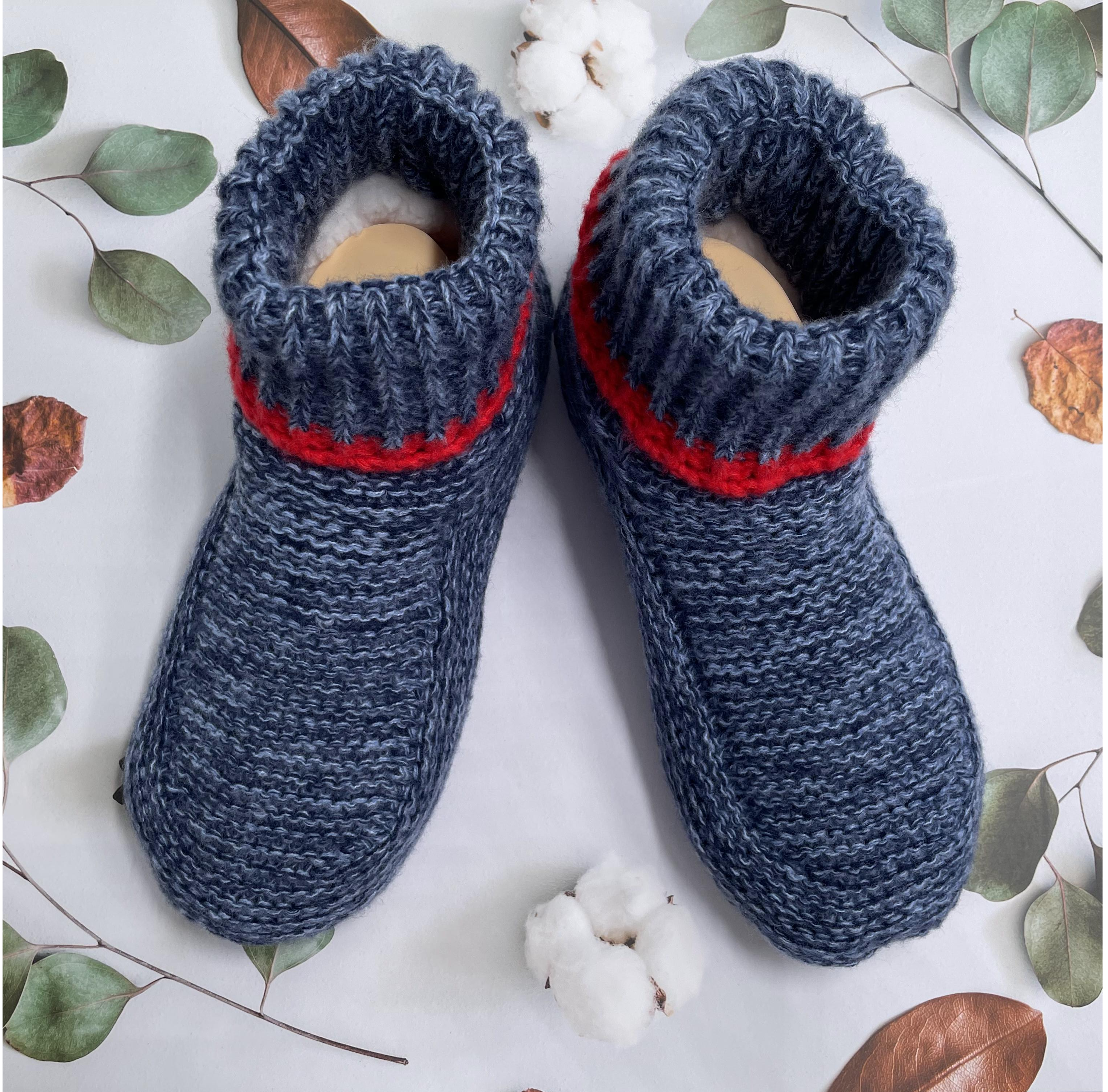 Wholesale home shoes boots shoes Slipper Sock Thermal Non-slip Floor Socks Knitted Shoes