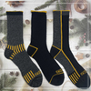 Cutomized Mens recycled cotton socks work sock 