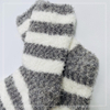 Wholesale super soft microfiber cosy warm sock stripe home sock 
