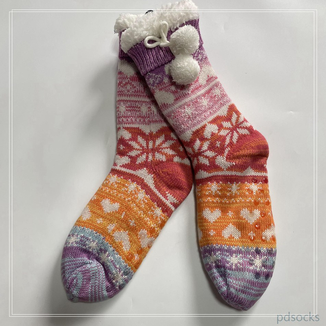 Wholesale Sherpa Socks thick cosy home socks Cosy Double Layer Floor Socks Home Socks Hot sale