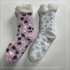 Wholesale fleece slipper floor socks knitted home socks snowman Cosy Double Layer Floor Socks