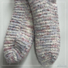 Wholesale long feather yarn and popcorn cosy Knitted Slipper Home Socks Cosy Double Layer Thick Warm Sock cosy sock 
